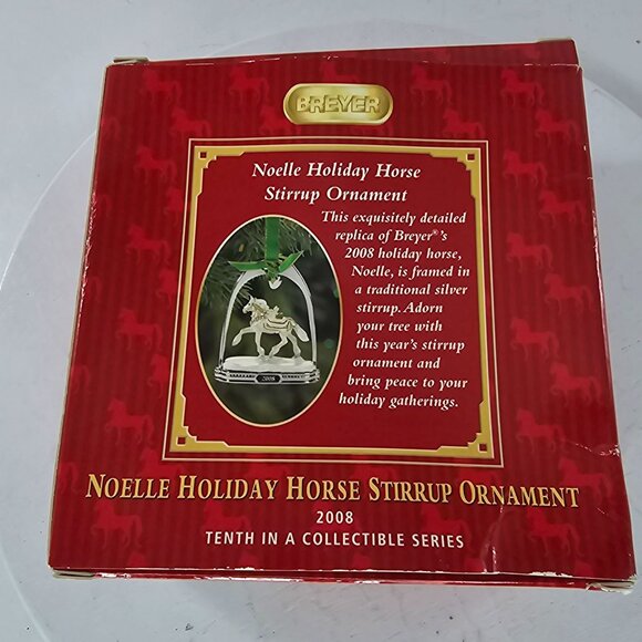 Breyer Noelle Holiday Horse Stirrup Ornament 2008 Christmas #700308 - Picture 3 of 7